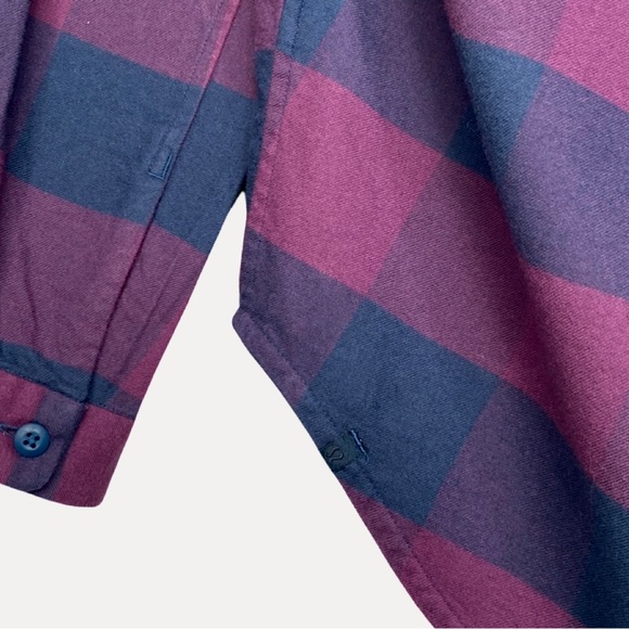 LULULEMON full day ahead revive plaid night diver galactic grape shirt - Picture 3 of 5